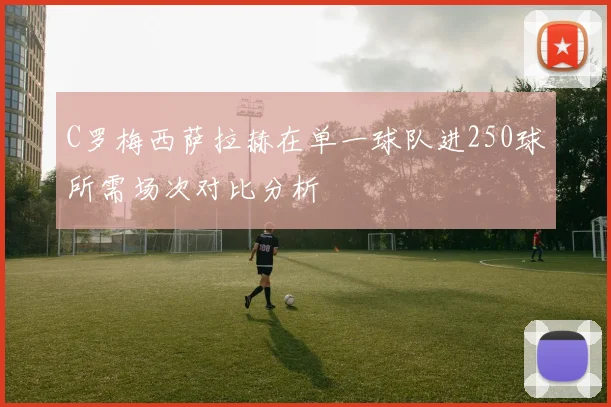 C罗梅西萨拉赫在单一球队进250球所需场次对比分析