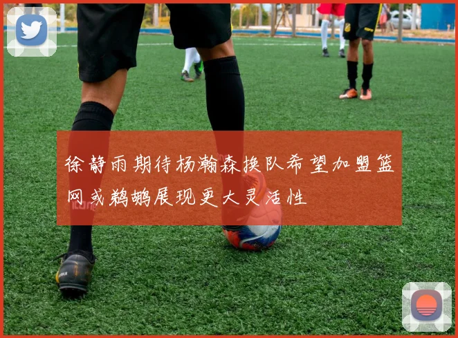 徐静雨期待杨瀚森换队希望加盟篮网或鹈鹕展现更大灵活性
