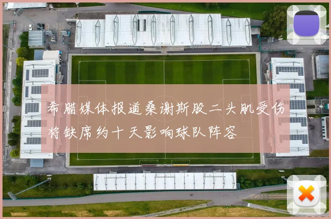 希腊媒体报道桑谢斯股二头肌受伤将缺席约十天影响球队阵容